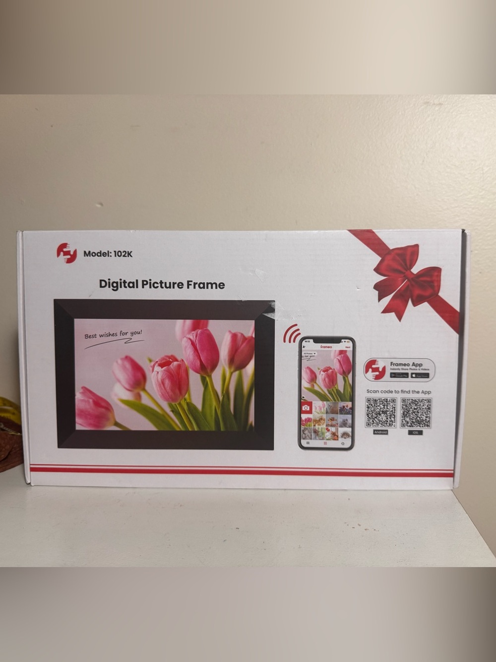 Frameo Digital Picture Frame Model 102K MPN B-102K (B-102K US) box sealed
